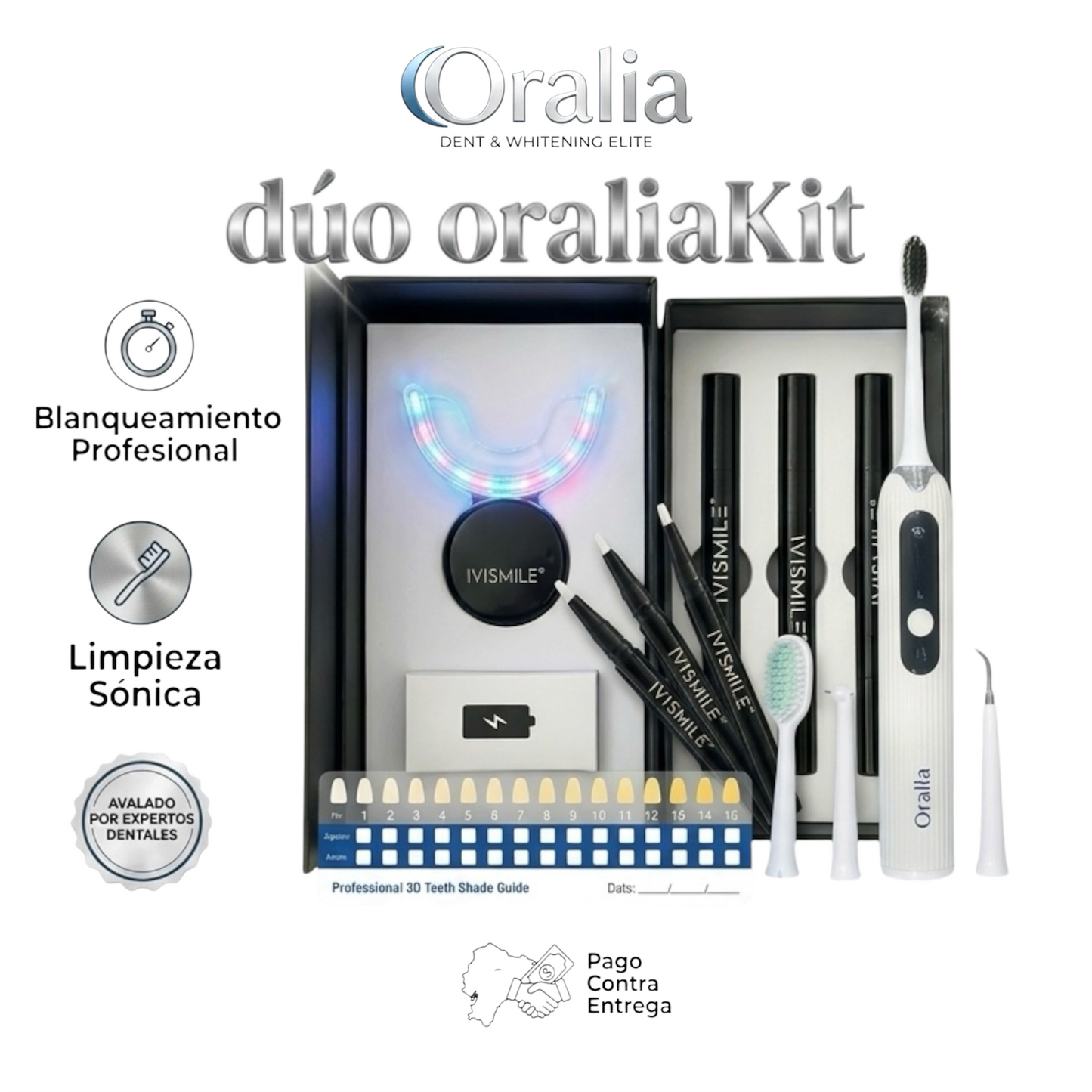 Duo Oraliakit - sistema élite de blanqueamiento y limpieza profesional