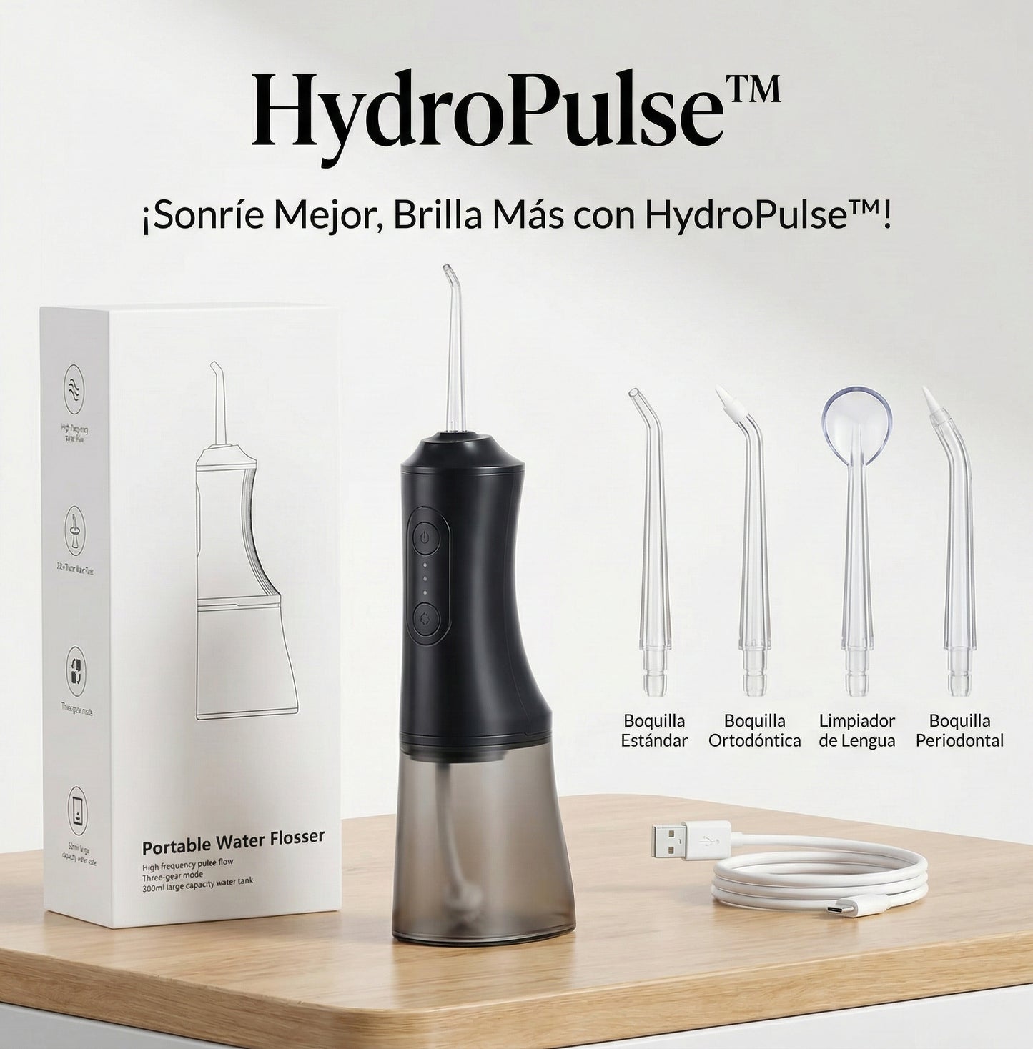 HydroPulse™ - Limpiador Dental a Presión
